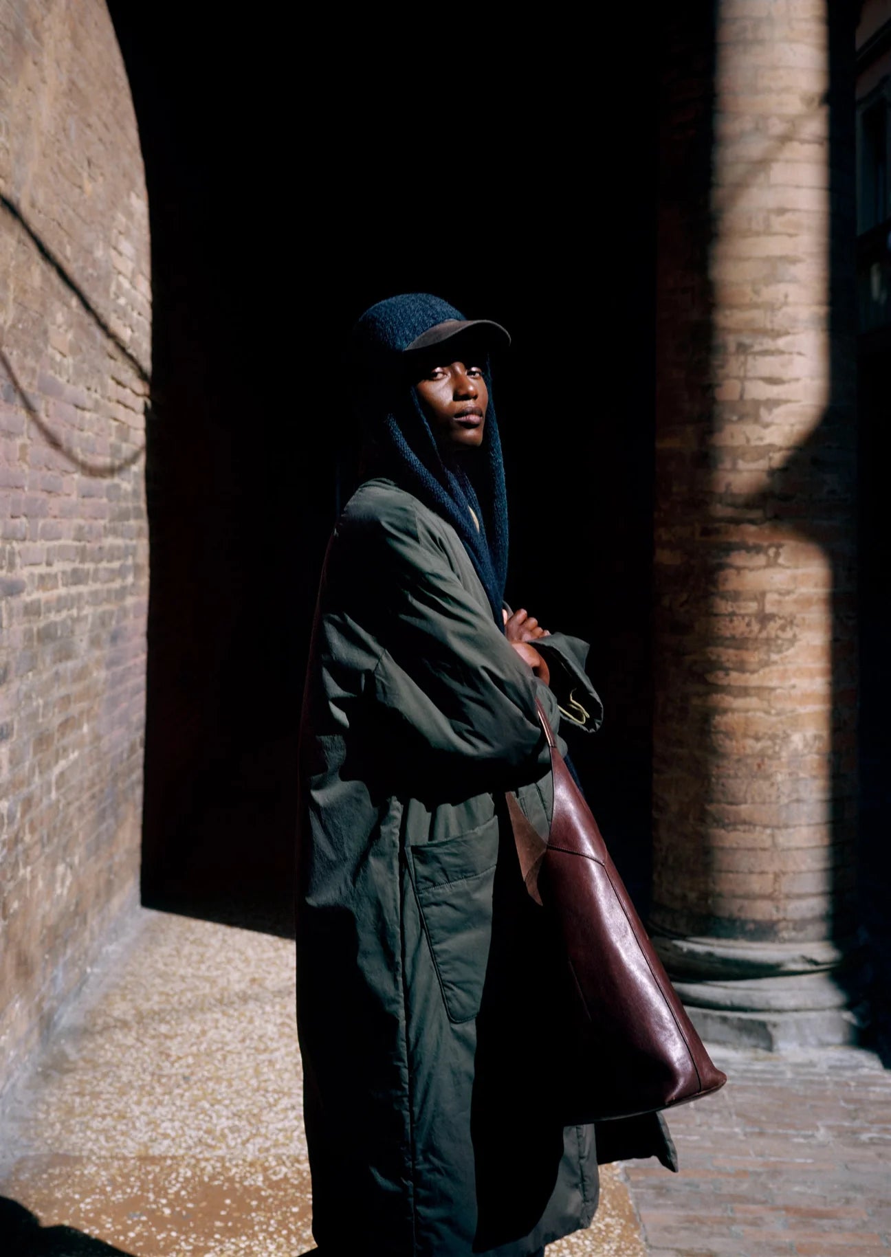 Padded Cotton Wrap Coat