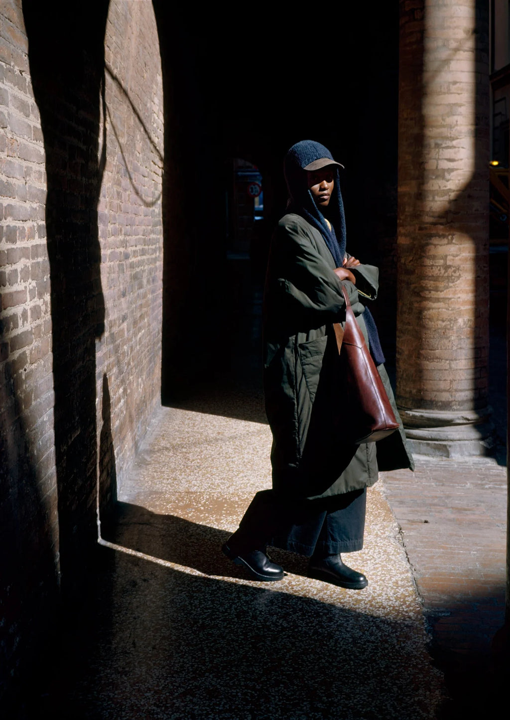 Padded Cotton Wrap Coat