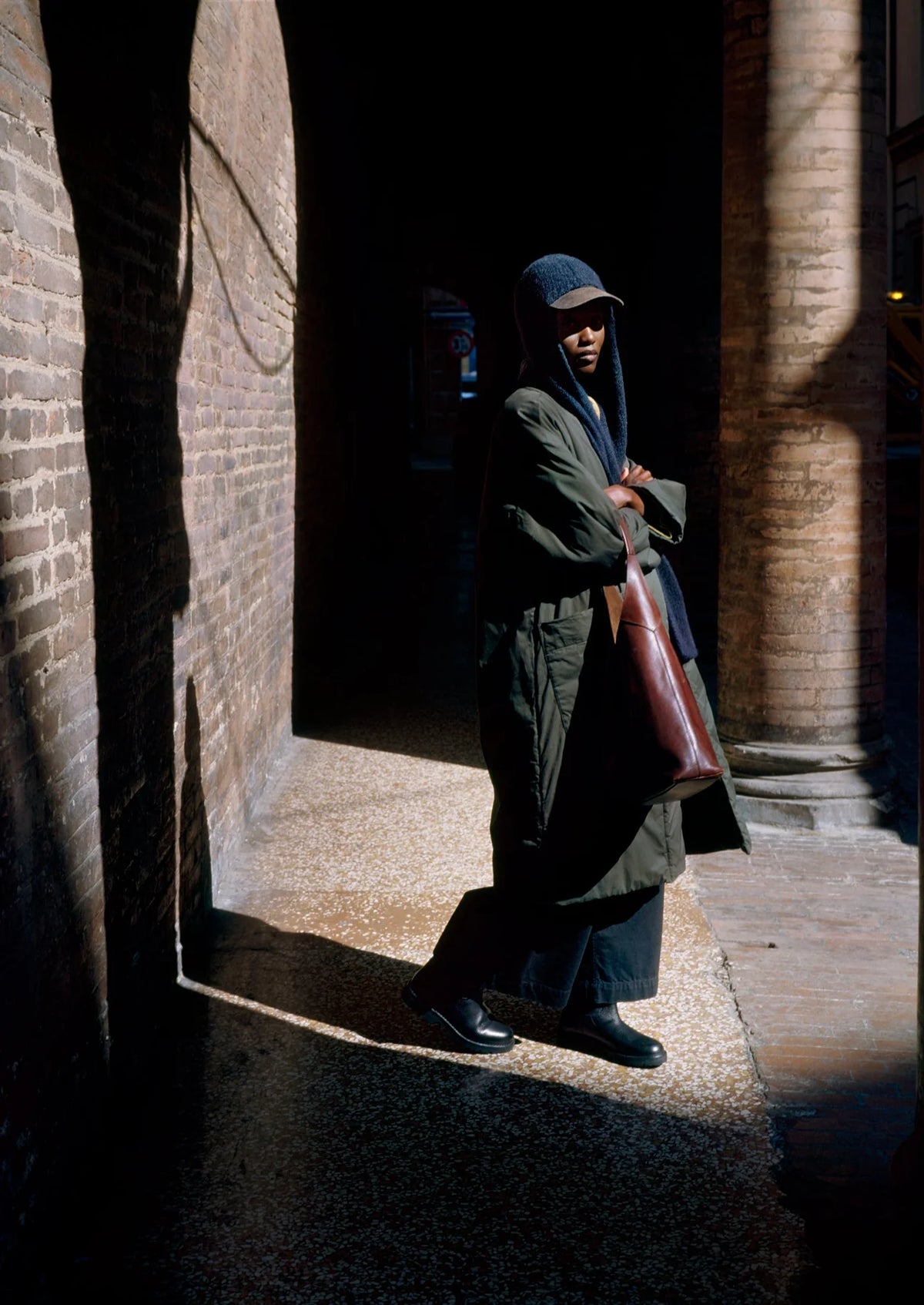 Padded Cotton Wrap Coat