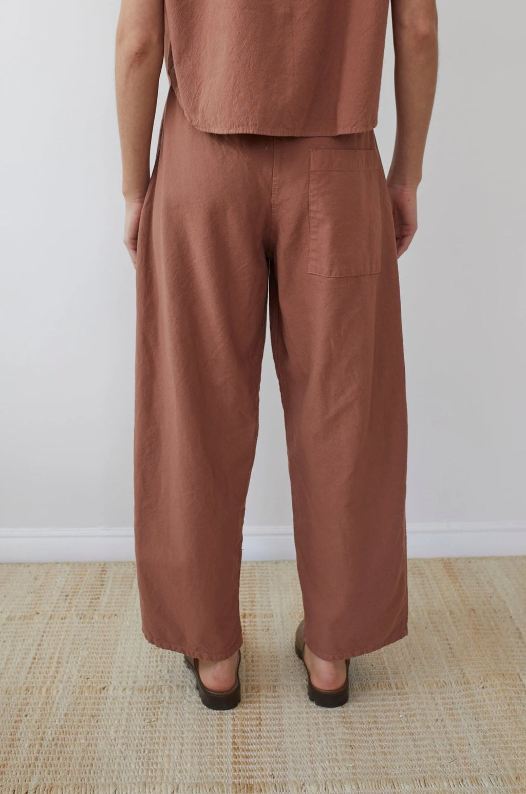 Wide Twill Trouser