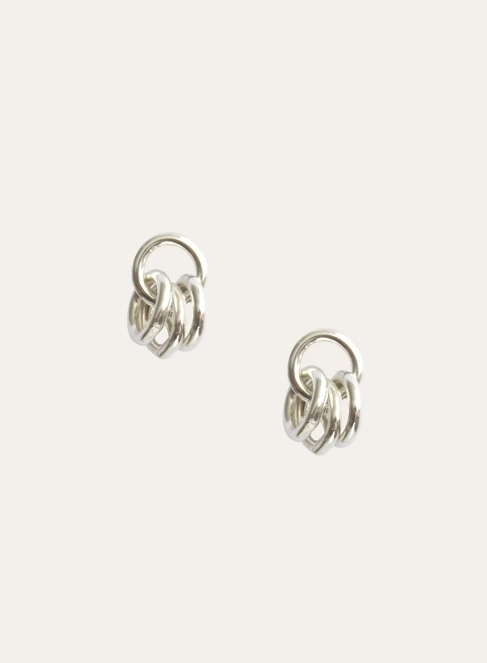 Baby Silver Cluster Studs