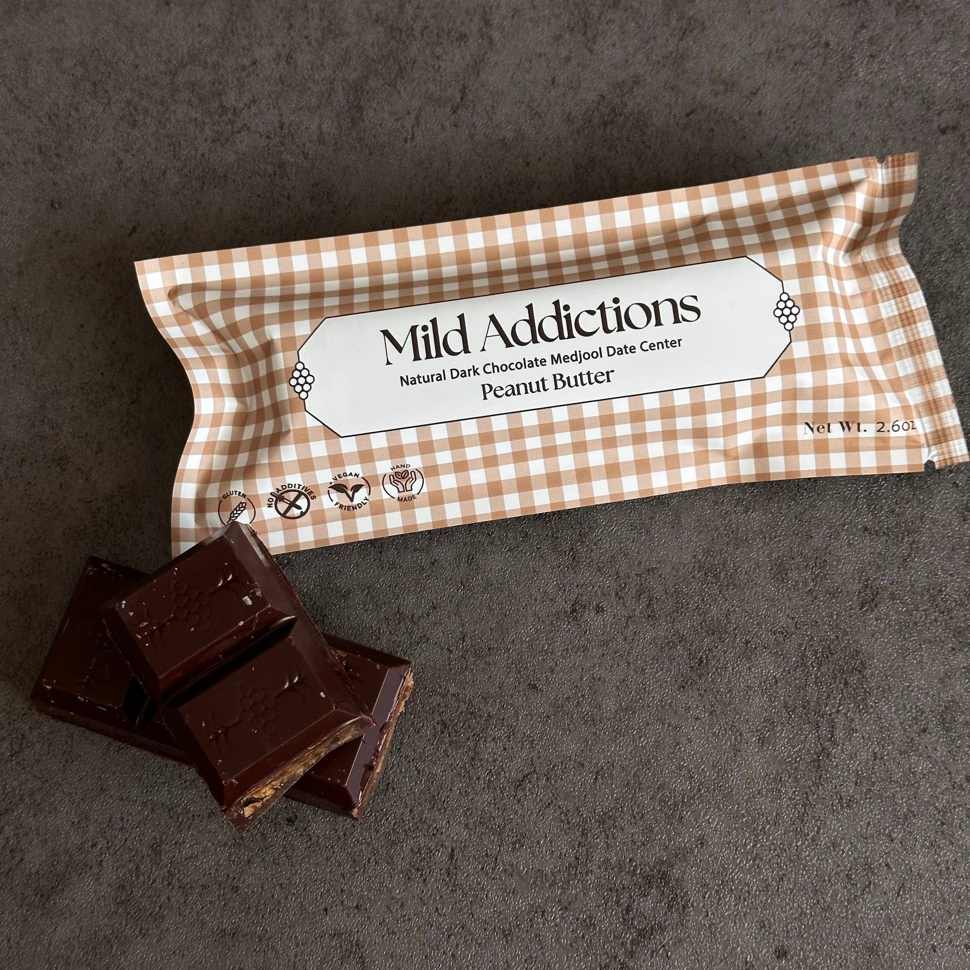 Dark Chocolate Peanut Butter Date Bar