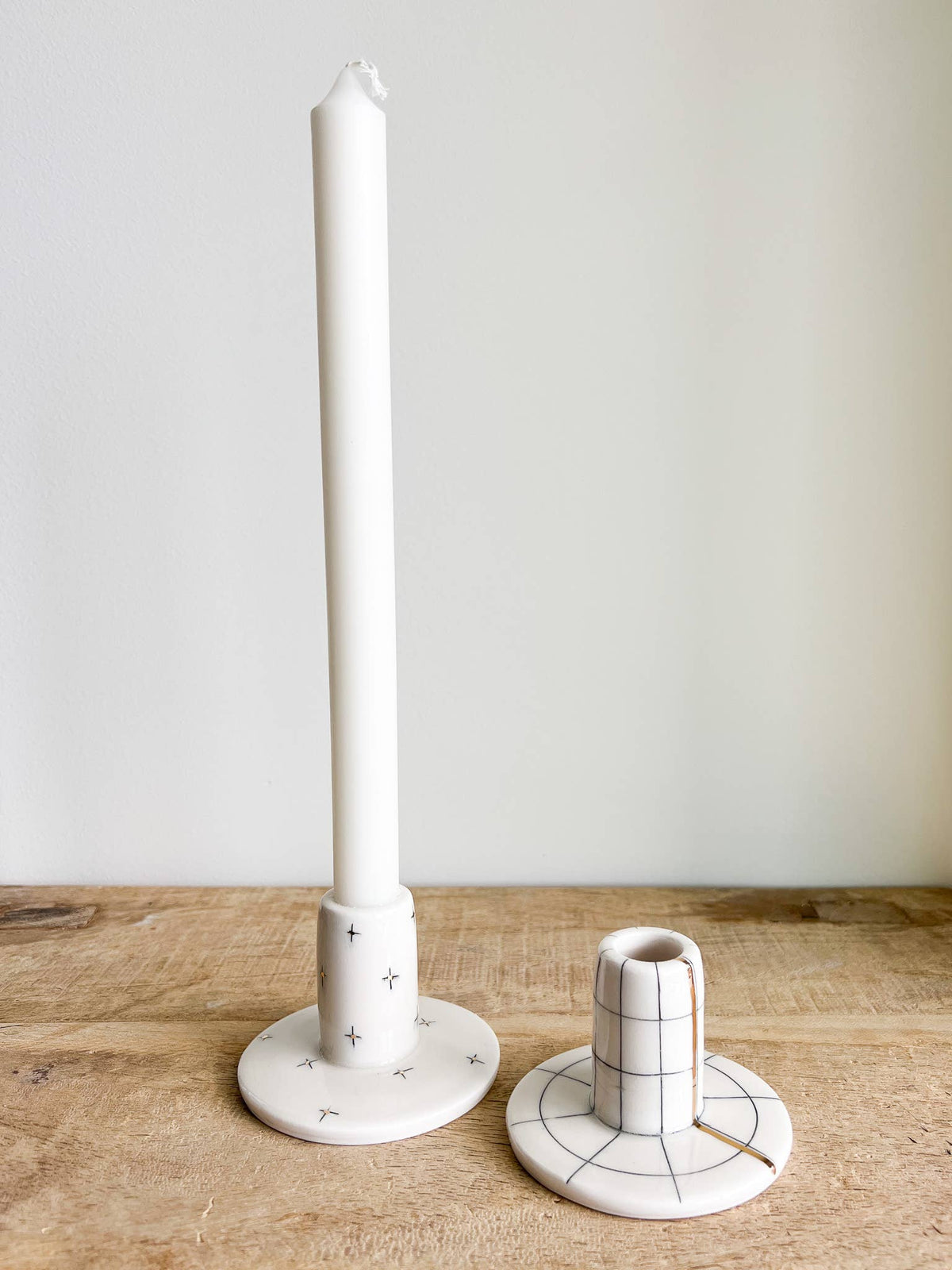 Star-crossed Taper Candle Holder