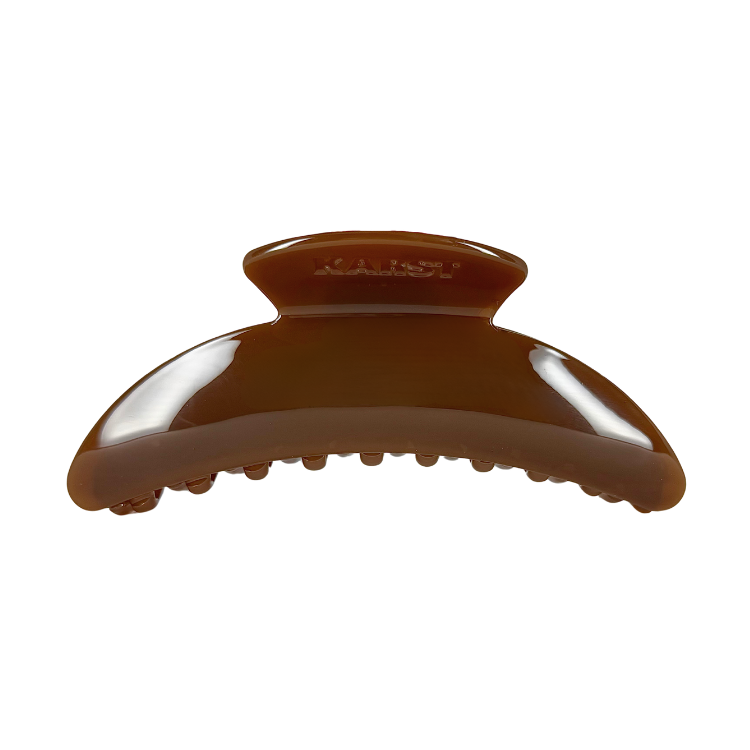 Slim Hair Claw Clip — Espresso Martini