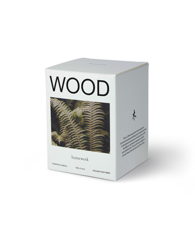 Wood Candle