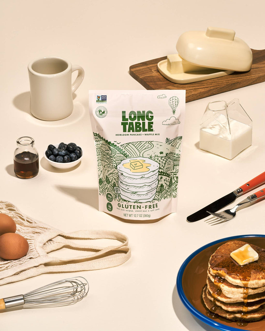 Gluten Free Heirloom Grain Pancake Mix