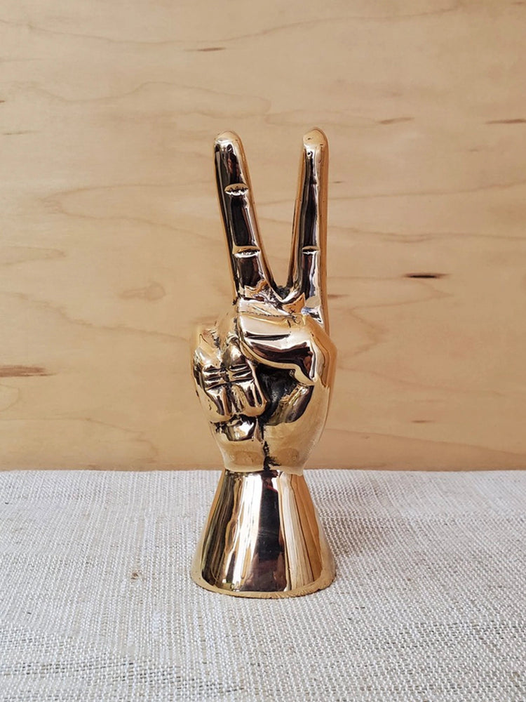 Bronze Peace Hand