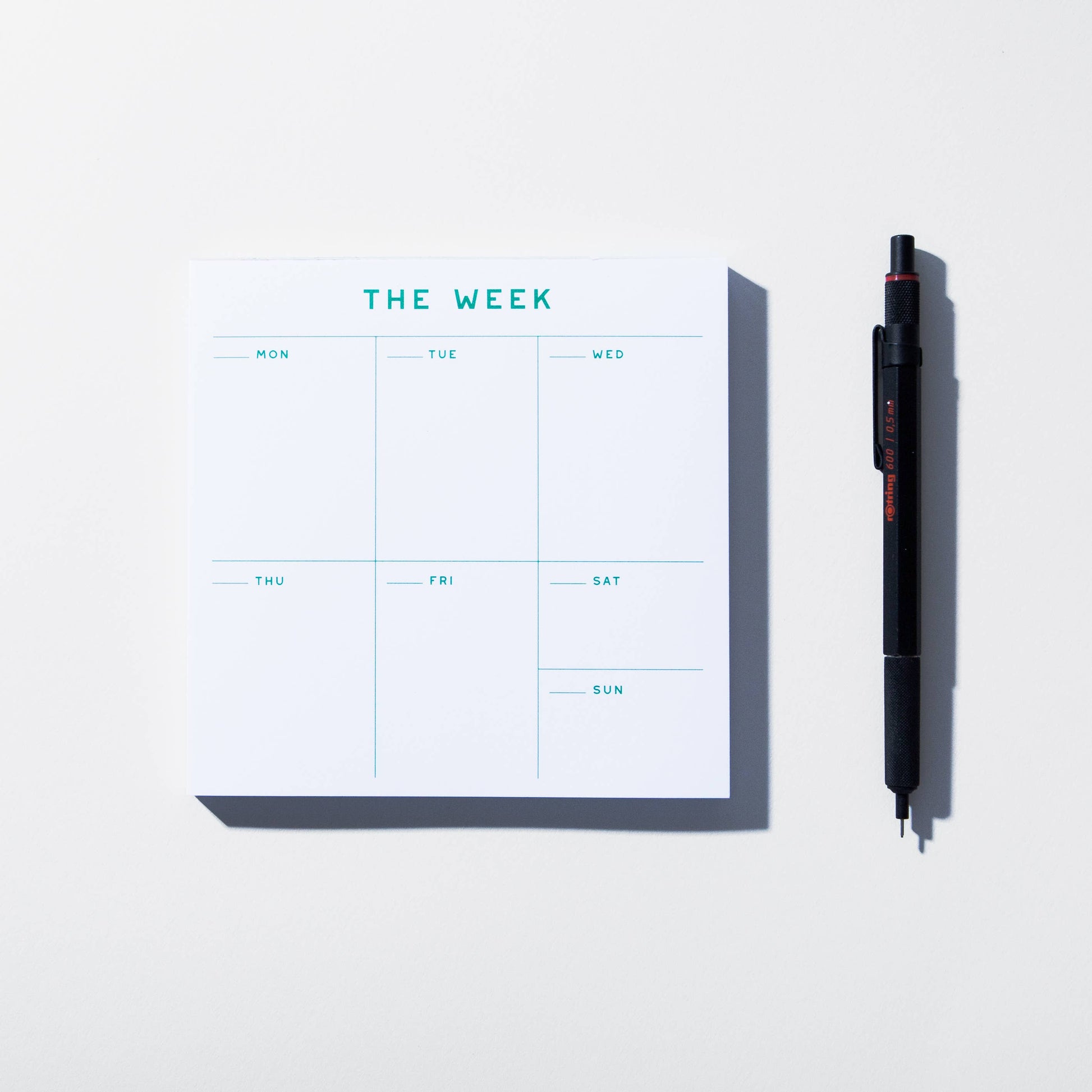 Small Weekly Desk Planner Notepad
