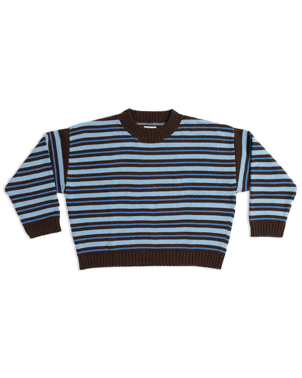 Blake Pullover - Striped Cocoa