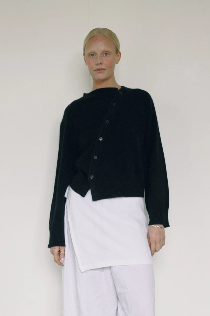 The Asymmetric Cashmere Knit