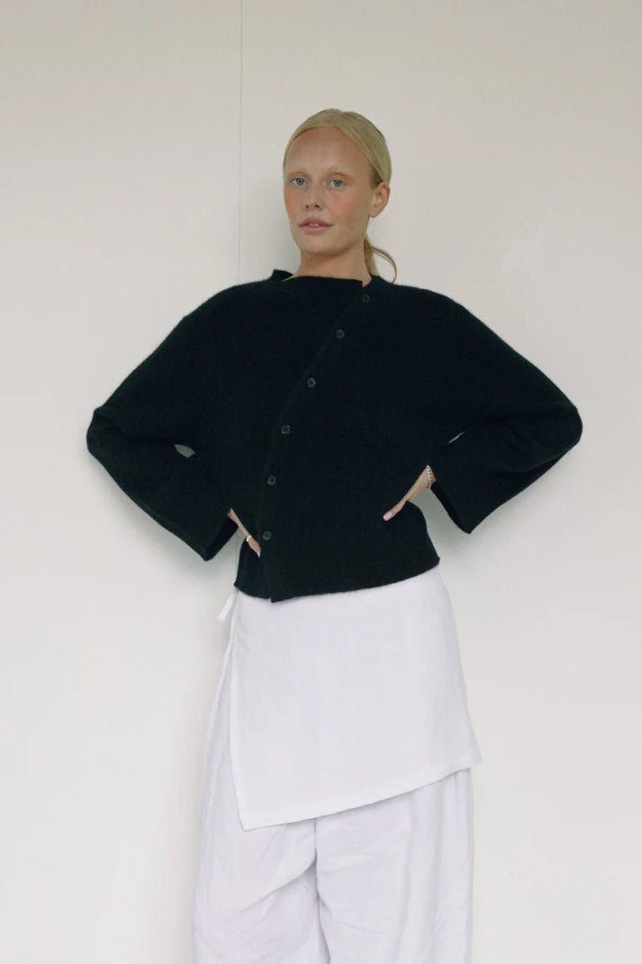 The Asymmetric Cashmere Knit