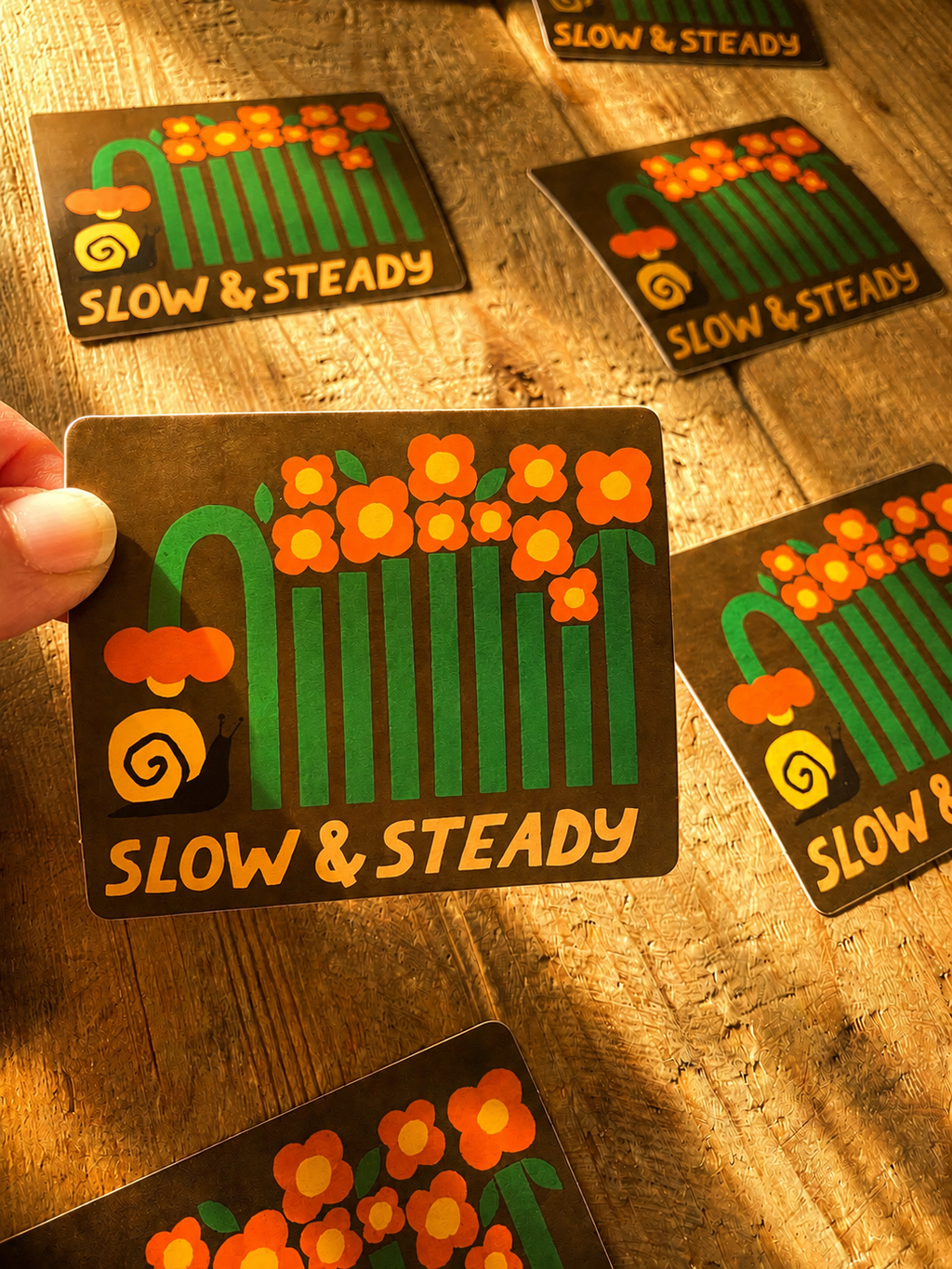 Slow and Steady Sticker
