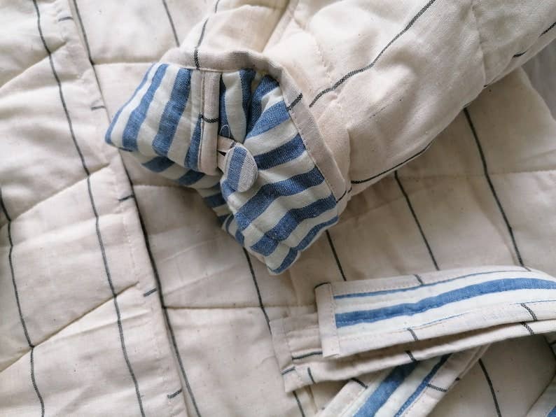 Organic Cotton Stripe Jacket