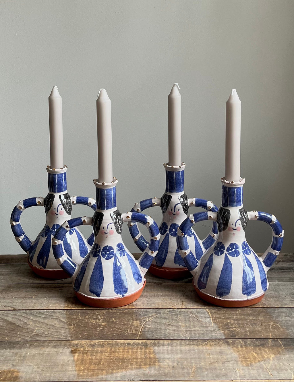 Double Handled Candle Holder Ladies