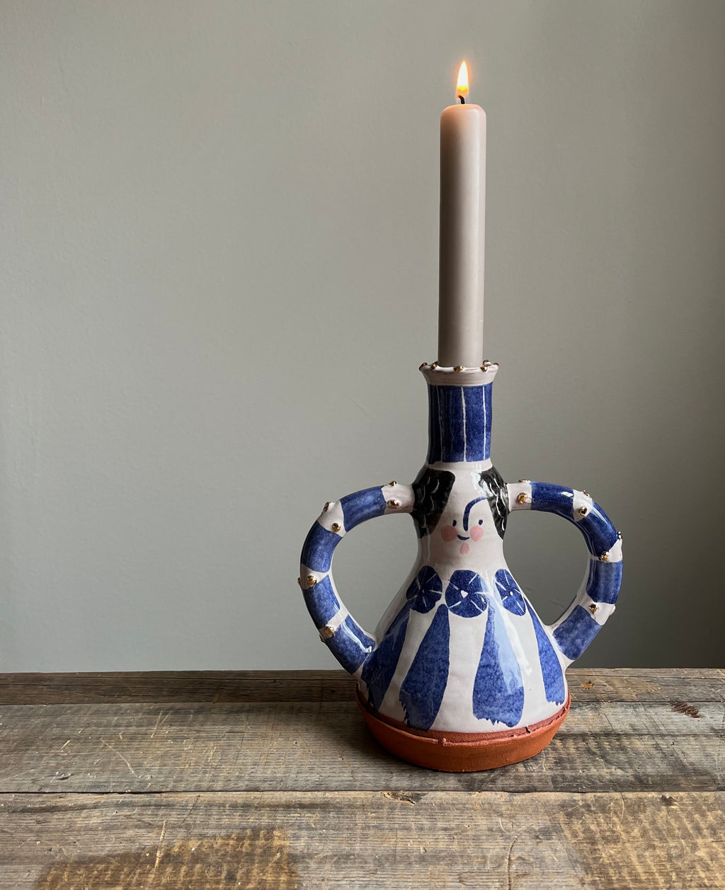 Double Handled Candle Holder Ladies