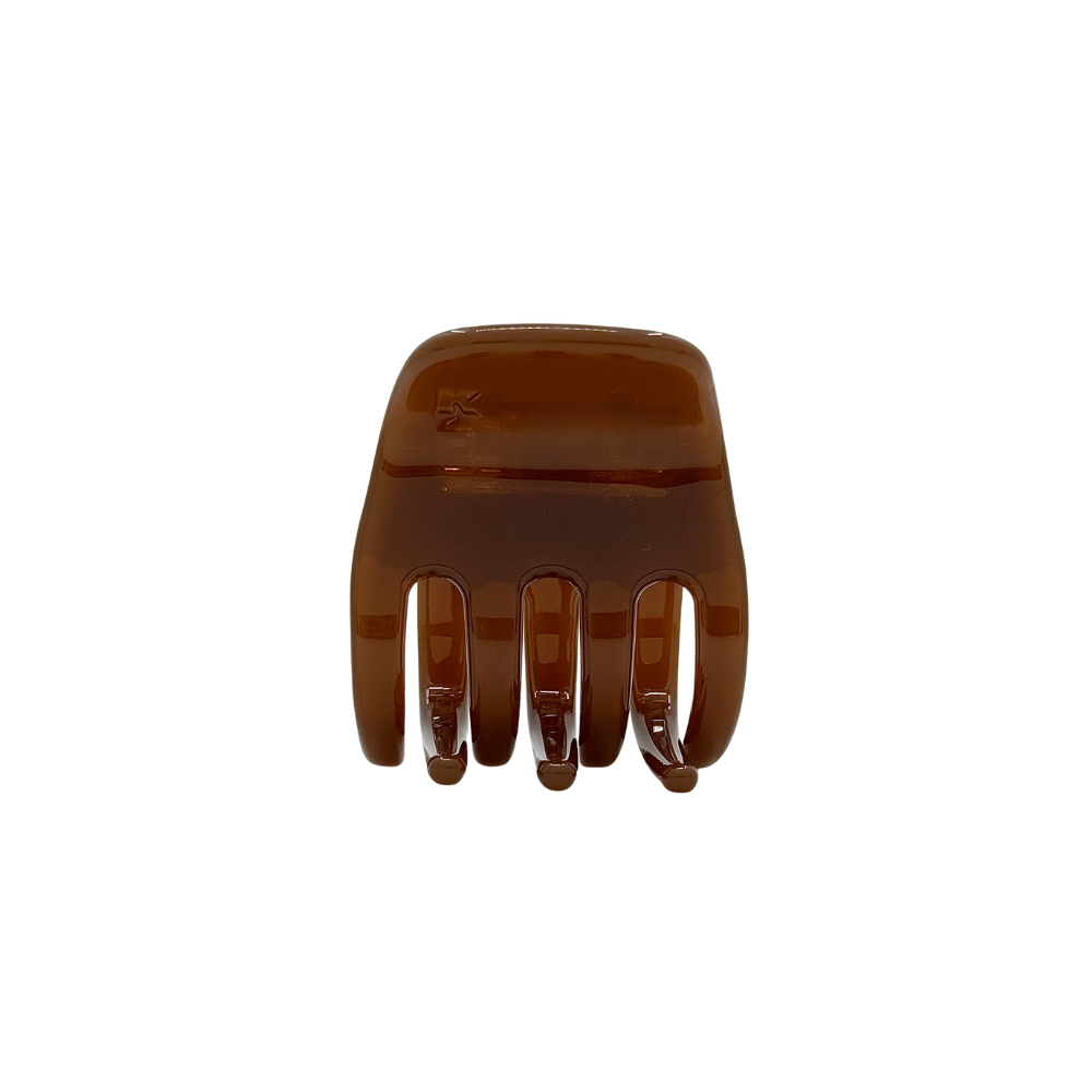 Small Hair Claw Clip — Espresso Martini
