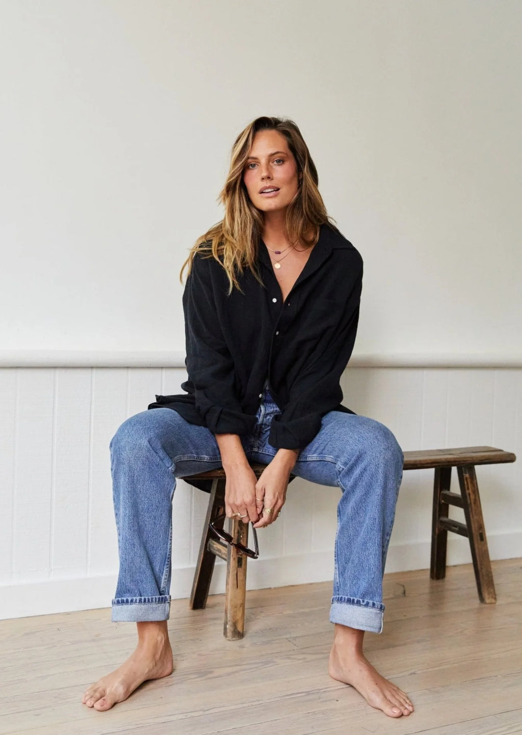 Classic Repeat Shirt - Black
