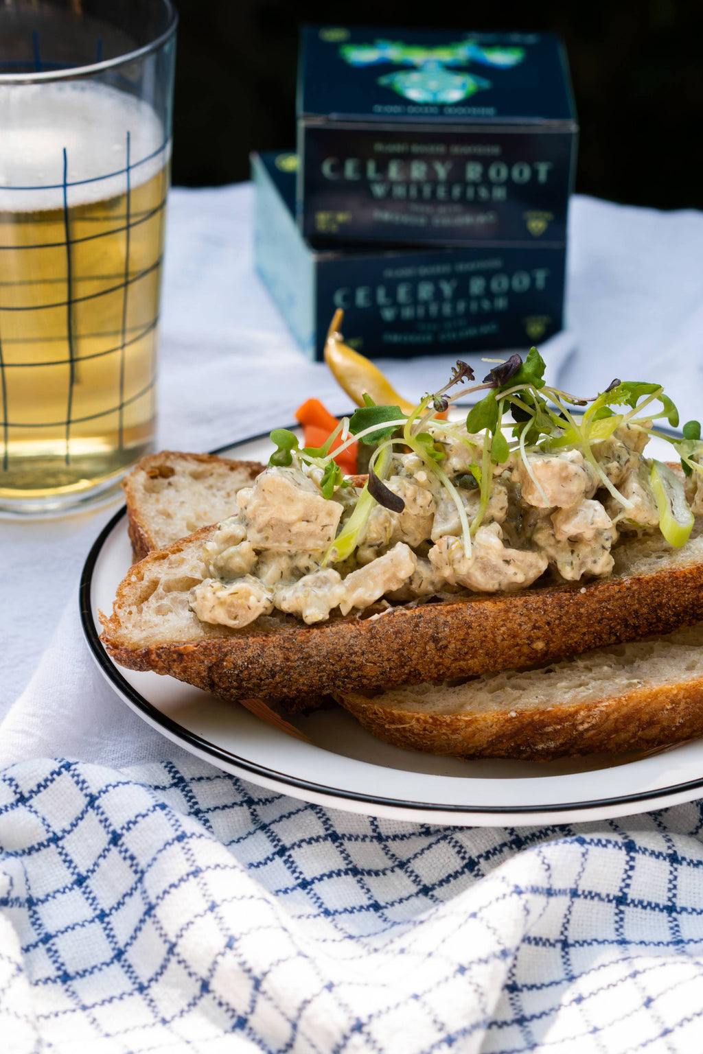 Celery Root Smoked Whitefish (Vegan)