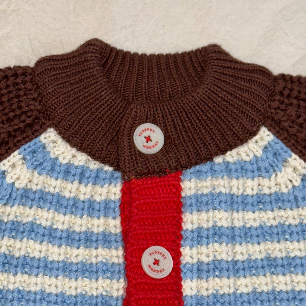 Kids Chunky Knit Cardigan
