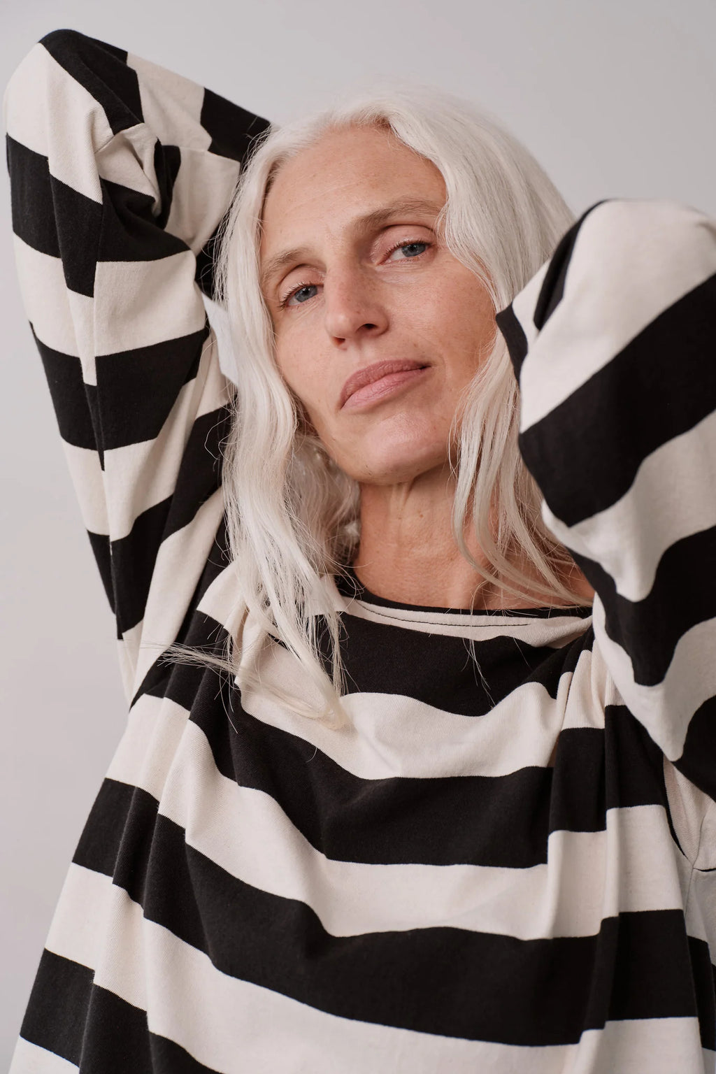Jersey Striped Boatneck