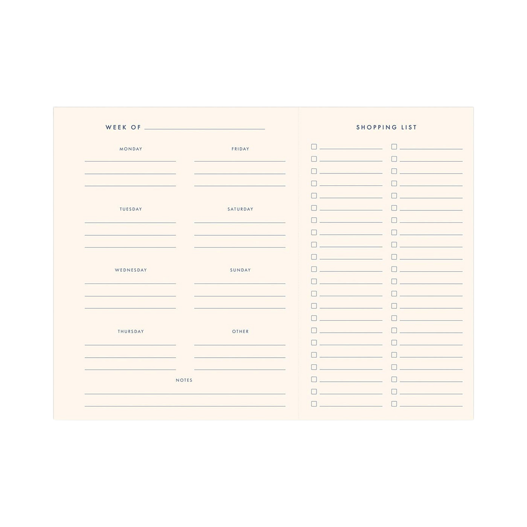 Standard Type Meal Planner