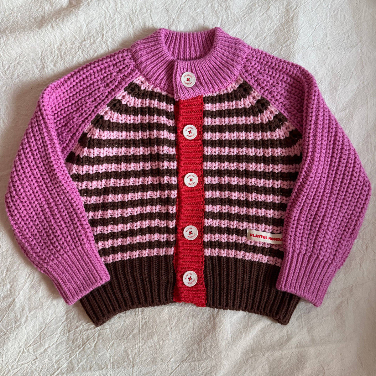 Kids Chunky Knit Cardigan