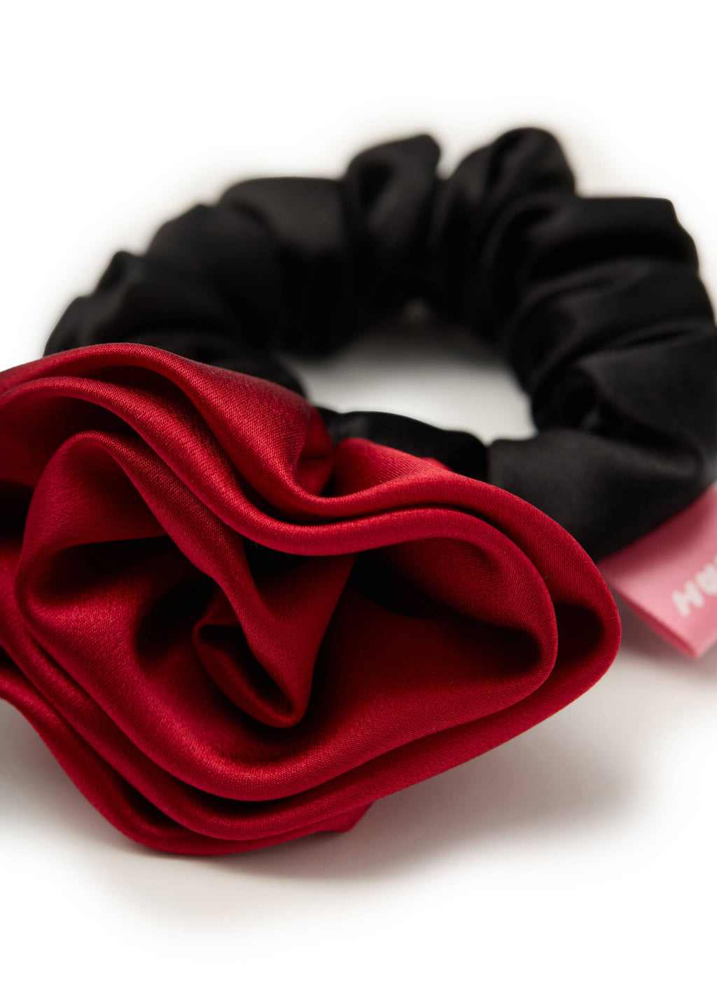 La Frida Rosa Silk Scrunchie