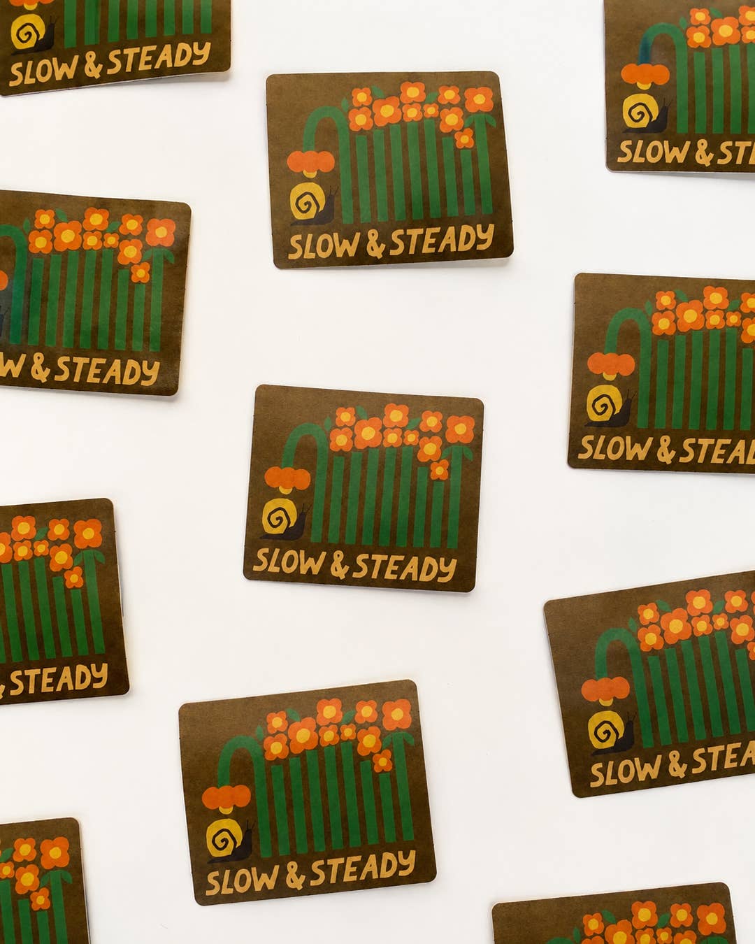 Slow and Steady Sticker