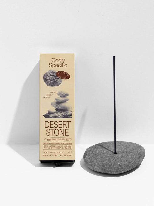 Desert Stone | Low Smoke Incense, Made in Japan, Natural