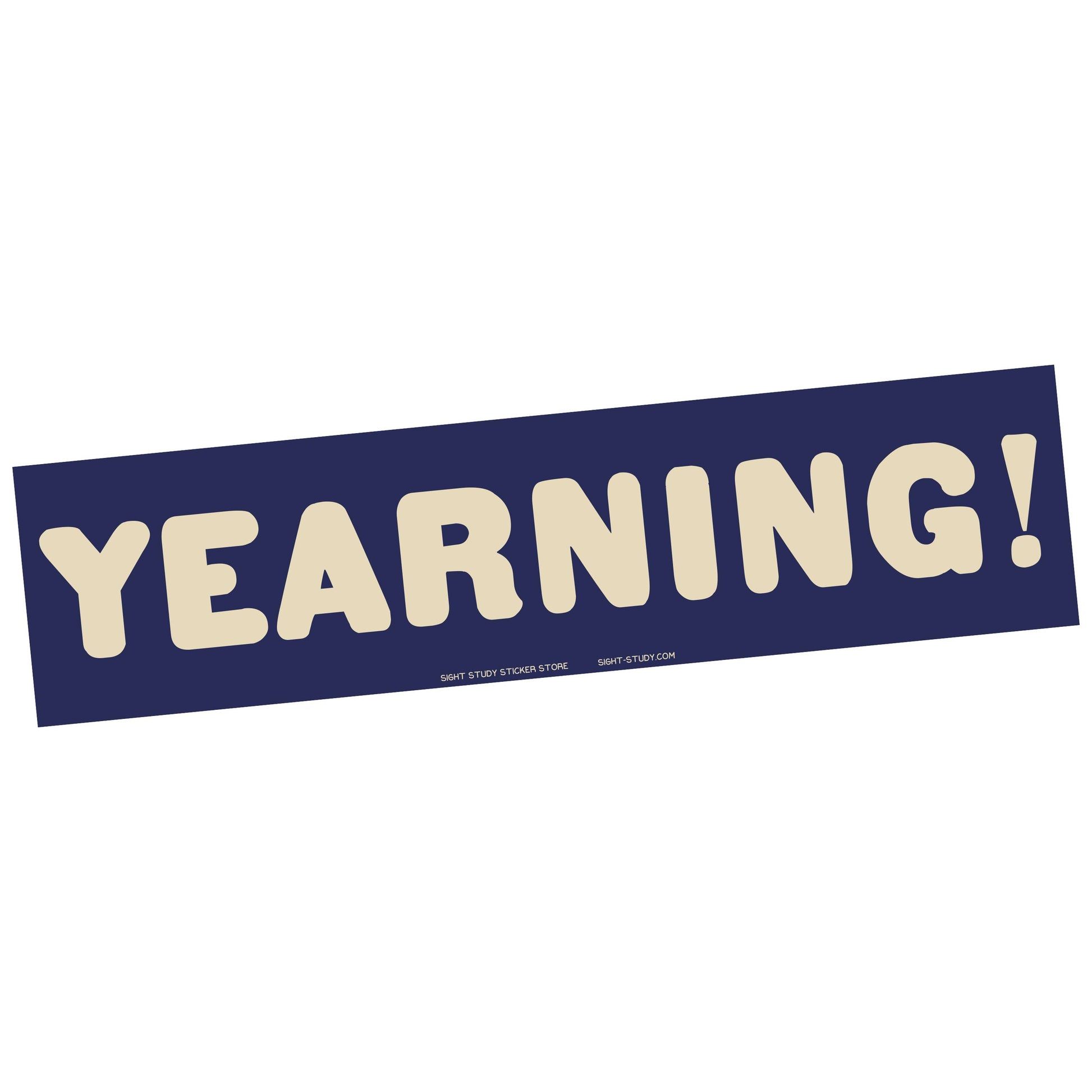 "Yearning!" Sticker