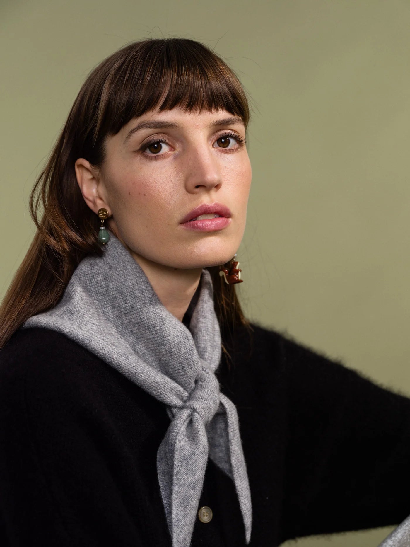 Cashmere Triangle Scarf