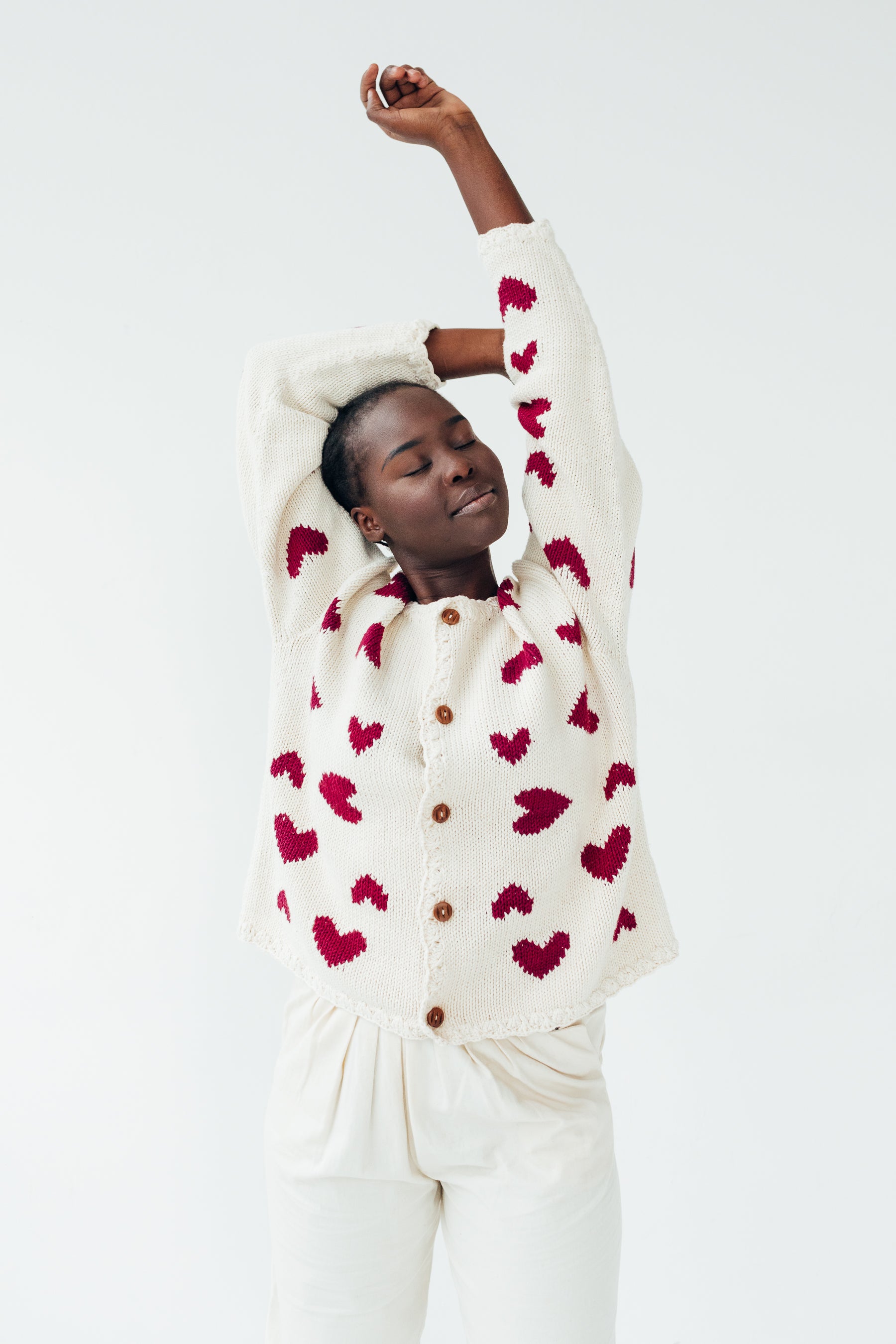 Floating Hearts Cardi