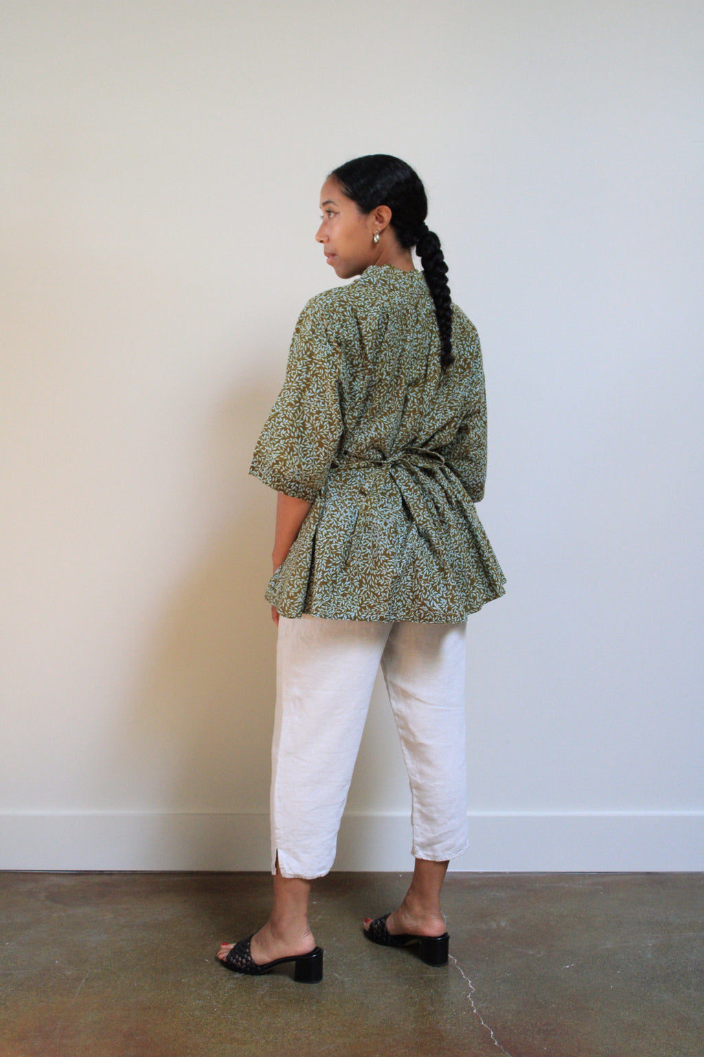 Natural Linen Easy Pants