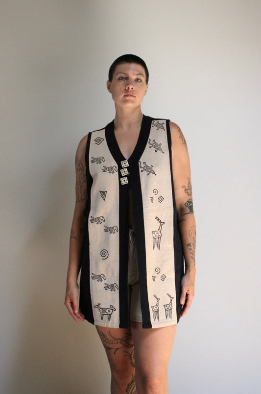 Longline Cotton Vest