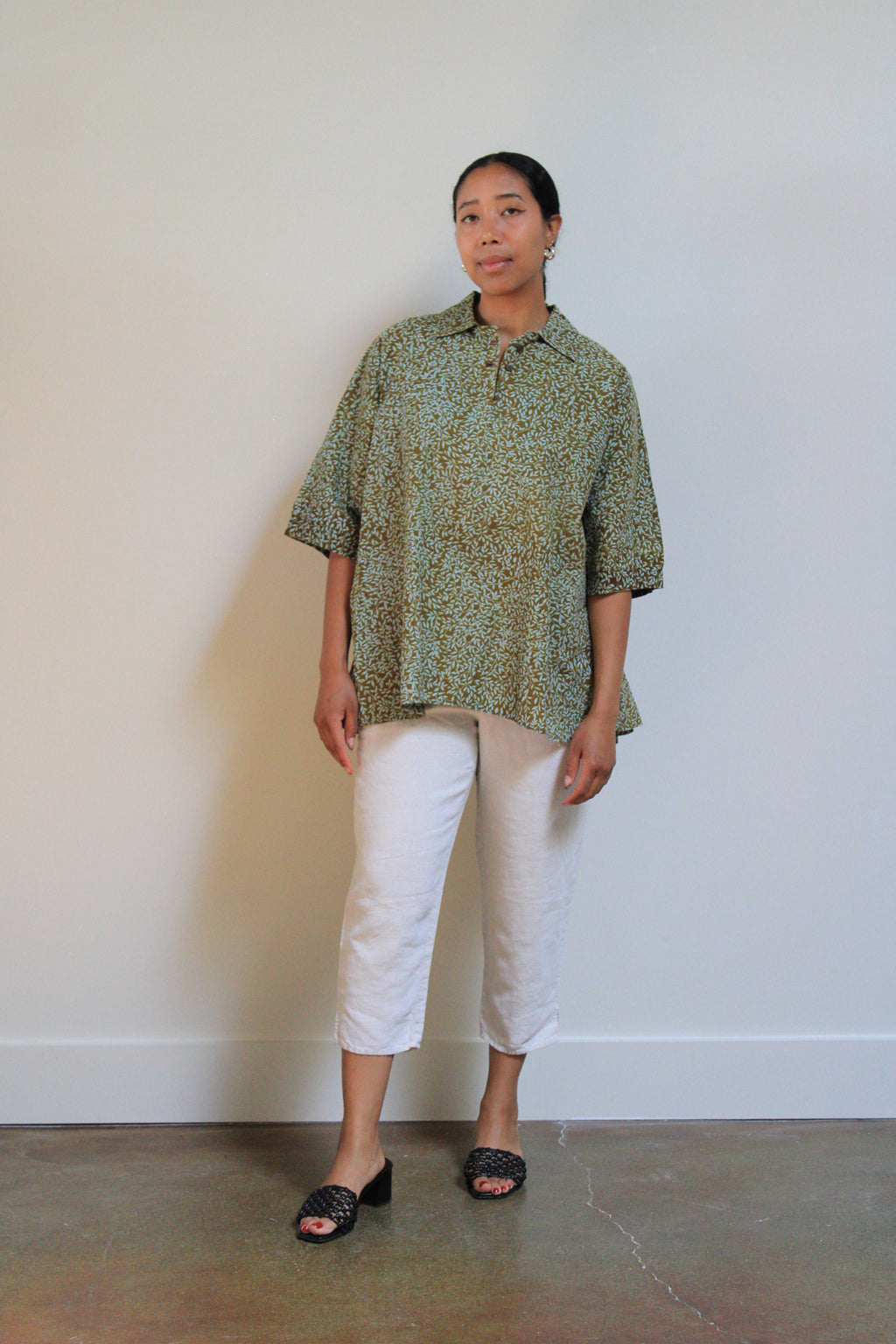 Natural Linen Easy Pants