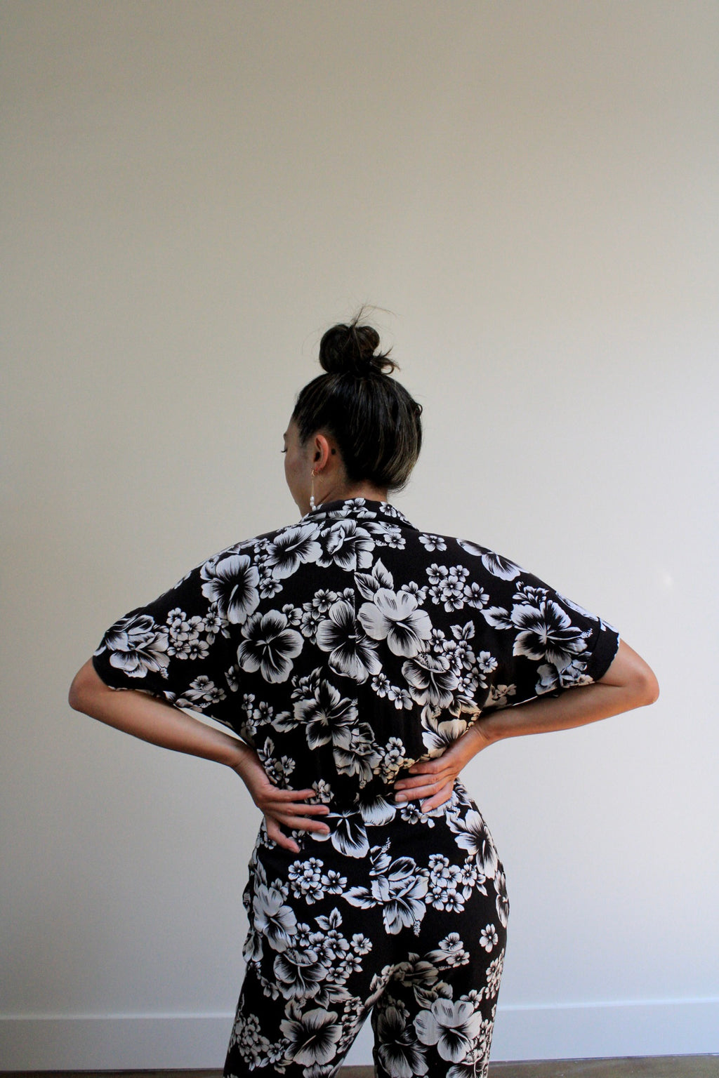 Tropical Print Jumpsuit