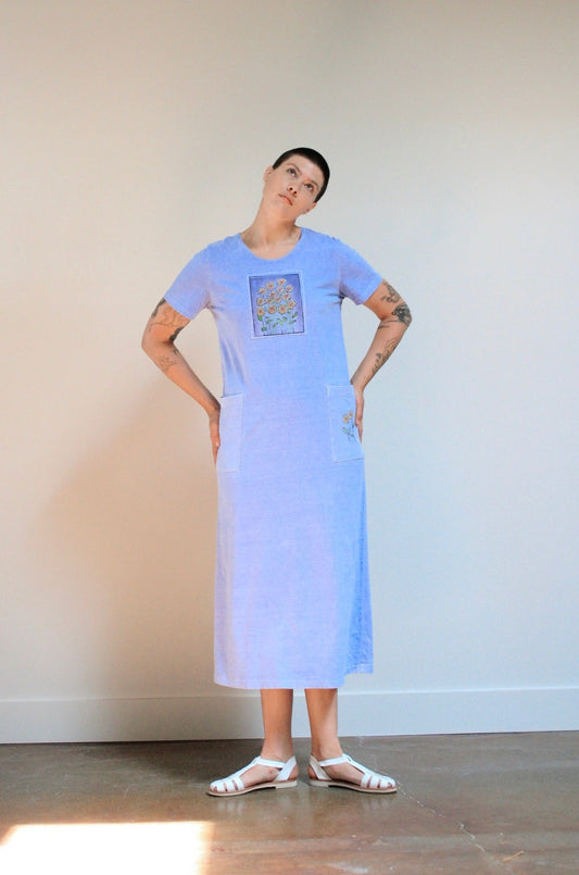 Sunflower Lavender Tee Dress