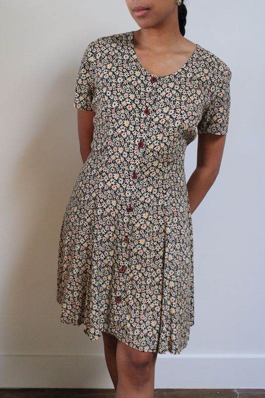 Daisy Rayon Mini Dress