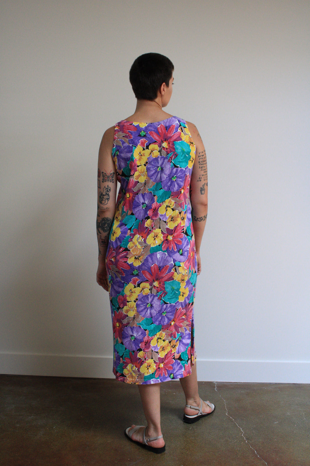 Vibrant Floral Maxi Dress
