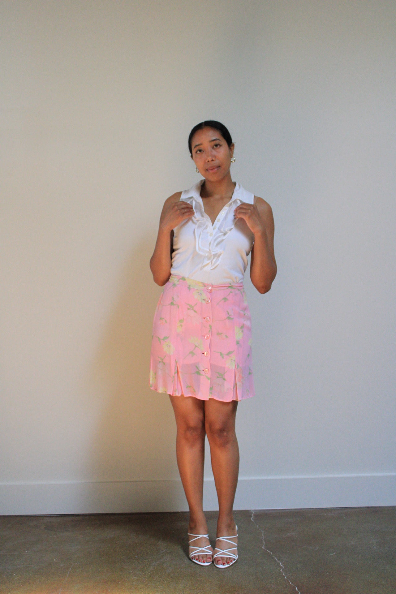 Floral Mini Skirt