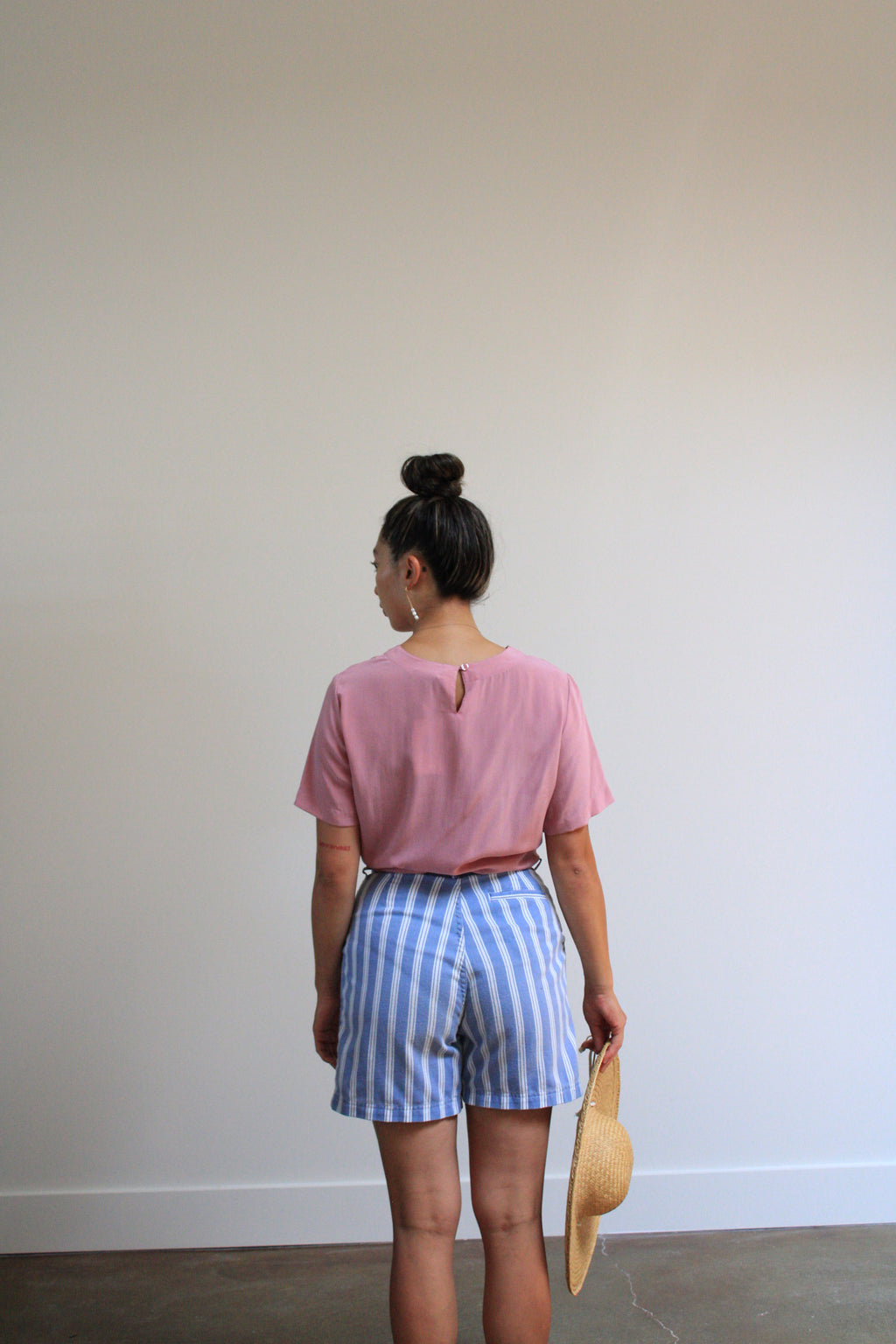 Dusty Rose Silk Tee