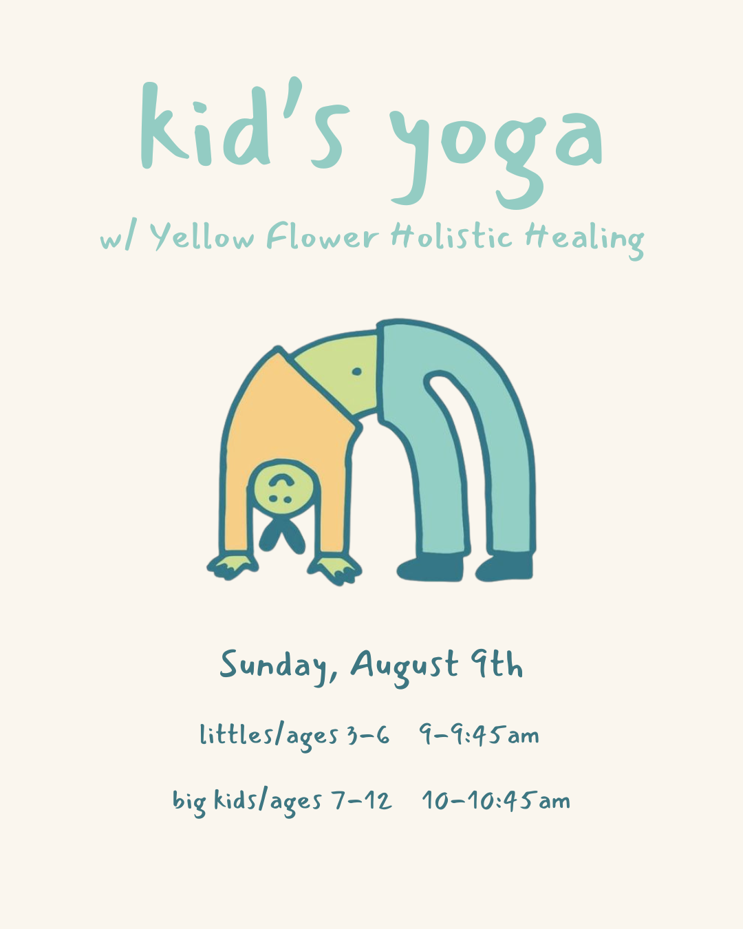 Kid's Yoga Class - 8/9