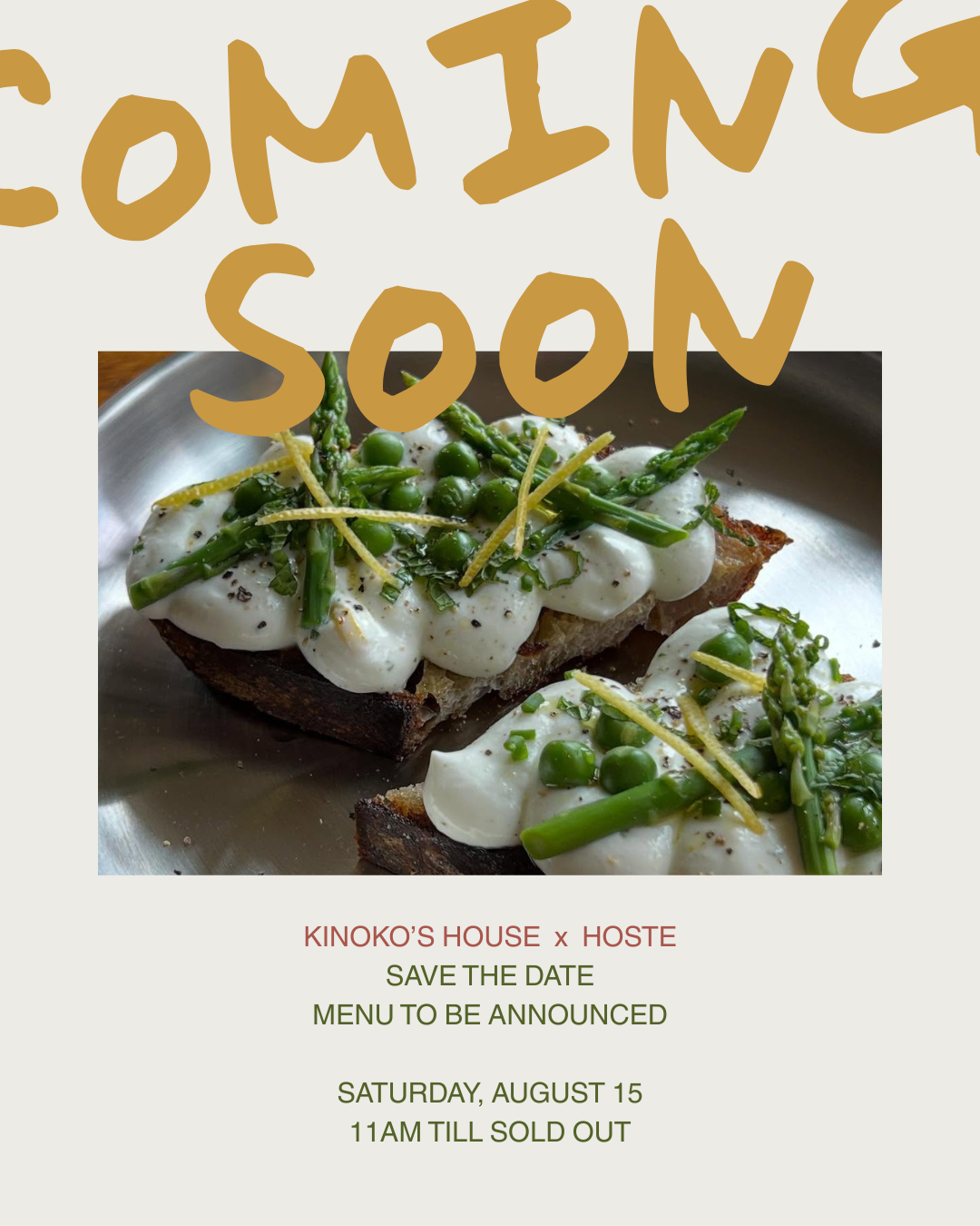 Kinoko's House Pop Up - 8/15